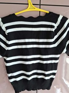 Striped Knit Top