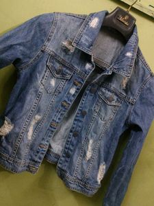 Distressed Denim Jacket