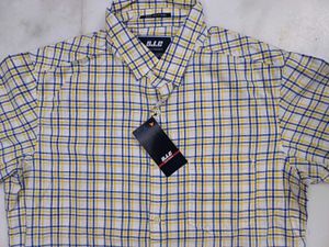Plaid Short Sleeve Shirt - Size M