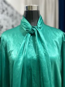 Vintage Emerald Green Blouse
