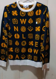 Patterned Knit Sweater