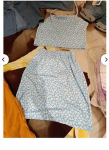 Cute Blue Floral Dress