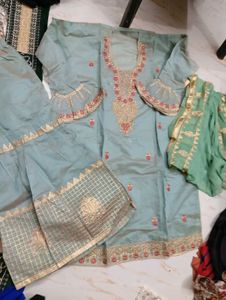 Elegant Embroidered garara suit