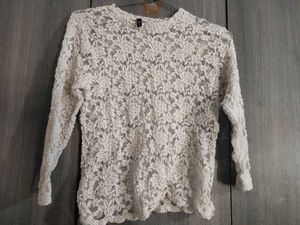 Elegant Lace Long Sleeve Top