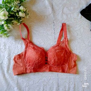 Front Button Stylish Bra