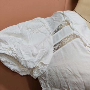 ZARA Puffed Sleeved Top