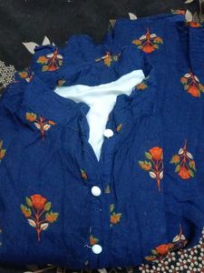 Floral Print Kurta