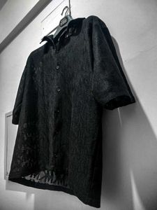 Net Shirt Z Black For Man's