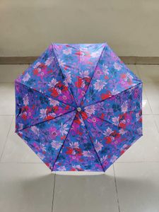 New Unused Printed Two Fold Automatic Umbrella
