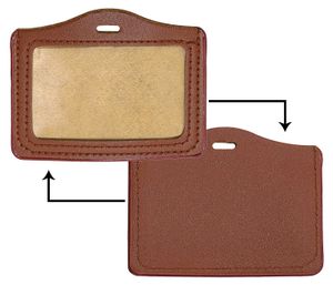 1 Pcs New Leather Holder For Identity or ATM Card