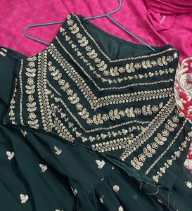Elegant Green lehenga set with dupatta
