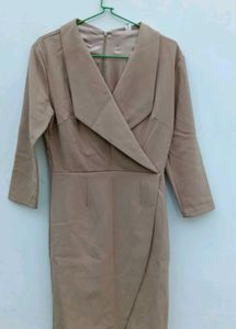 Last Price- Buy Now 🎀 nude wrap Dress