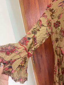 Floral Print Kurta