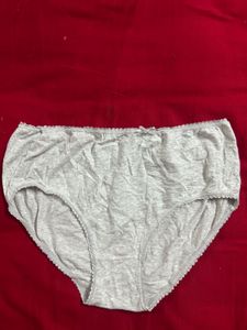 Gray Cotton Briefs