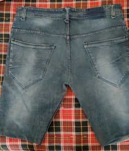 Heavy faded jorts denim jeans