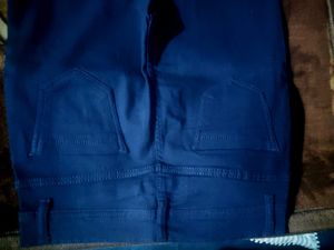 Navy Blue Denim Jeans