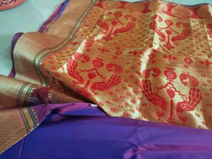 Purple Dress Material