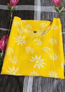 🆕 Beautiful Yellow 💛 Kurti It&#39;s Totally New