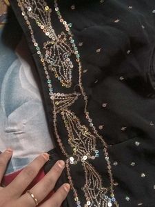 Saree With Osm Work
