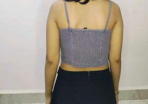 Denim Sexy Crop Top