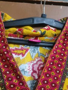 Floral Print Kurta Set