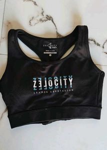 Zivame Black Zelocity Sports Bra