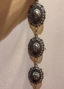 Ethnic Silver Metal Waist Chain Belt
