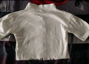 BOSTON White Crop Top