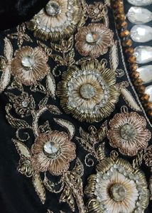 Black Hand Emb Blouse