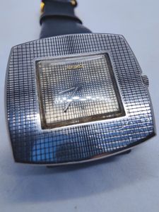 Vintage Seiko Silver Grid Watch