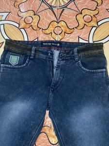 Dark Blue Denim Jeans