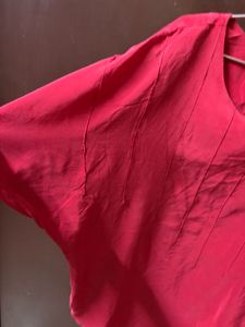Red Top Cotton Material