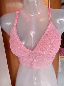 Pink bralette
