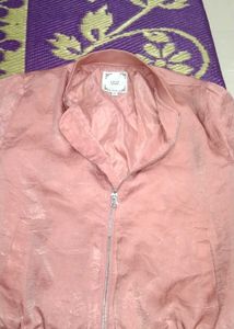 Chic Jacket Puffed Sleeves With Silver Chain