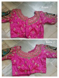 Pink Embroidered Blouse