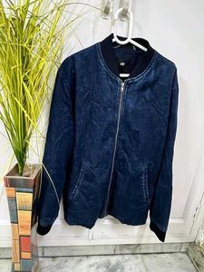 H&M Denim Bomber Jacket