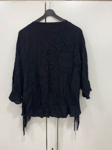 🖤 &#34;Fringe &amp; Flare – Your New Go-To Black Top!&#34; 🖤