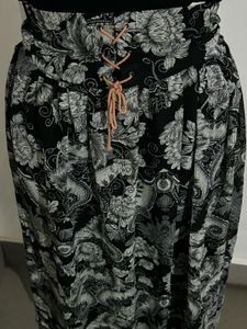 Striped Top &amp; Paisley Maxi Dress