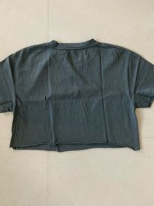 Zara Olive Crop Top
