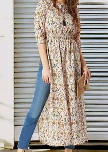 Long Kurti With Dori!!