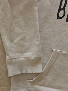 Be Cool White Hoodie