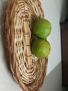 Self Woven Bamboo Fruit Basket (By Me)