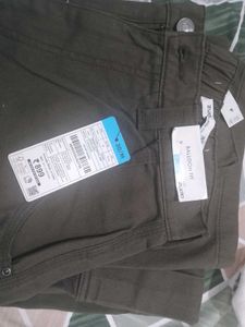 Zudio Olive Balloon Fit Pants