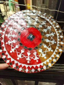 Warli Painted Plate