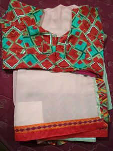Saare With Blouse