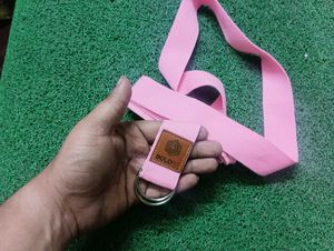 Pink Yoga Strap - Boldfit