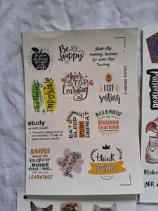 Pack Of -68 Waterproof Stickers
