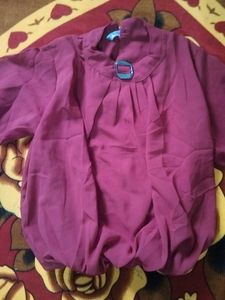 Maroon Top