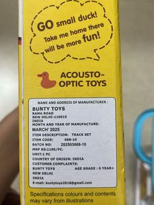 Small Duck Track Toy