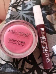 Combo Of Blush &amp; Lip Gloss